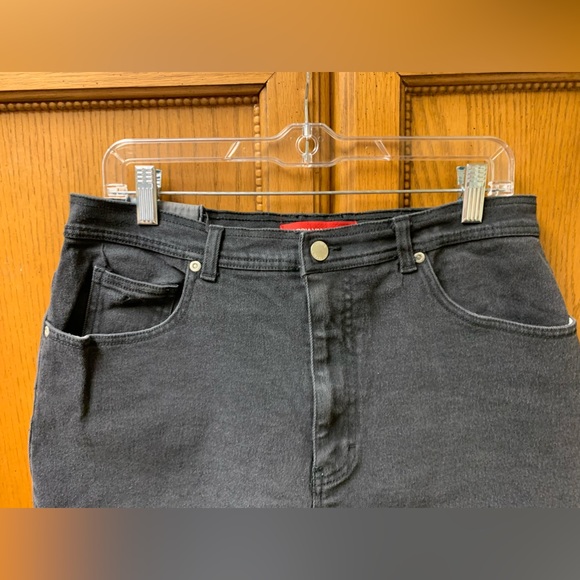 Gloria Vanderbilt Jeans Straight Leg Women's Plus 18 Medium Black High Rise - Picture 2 of 9